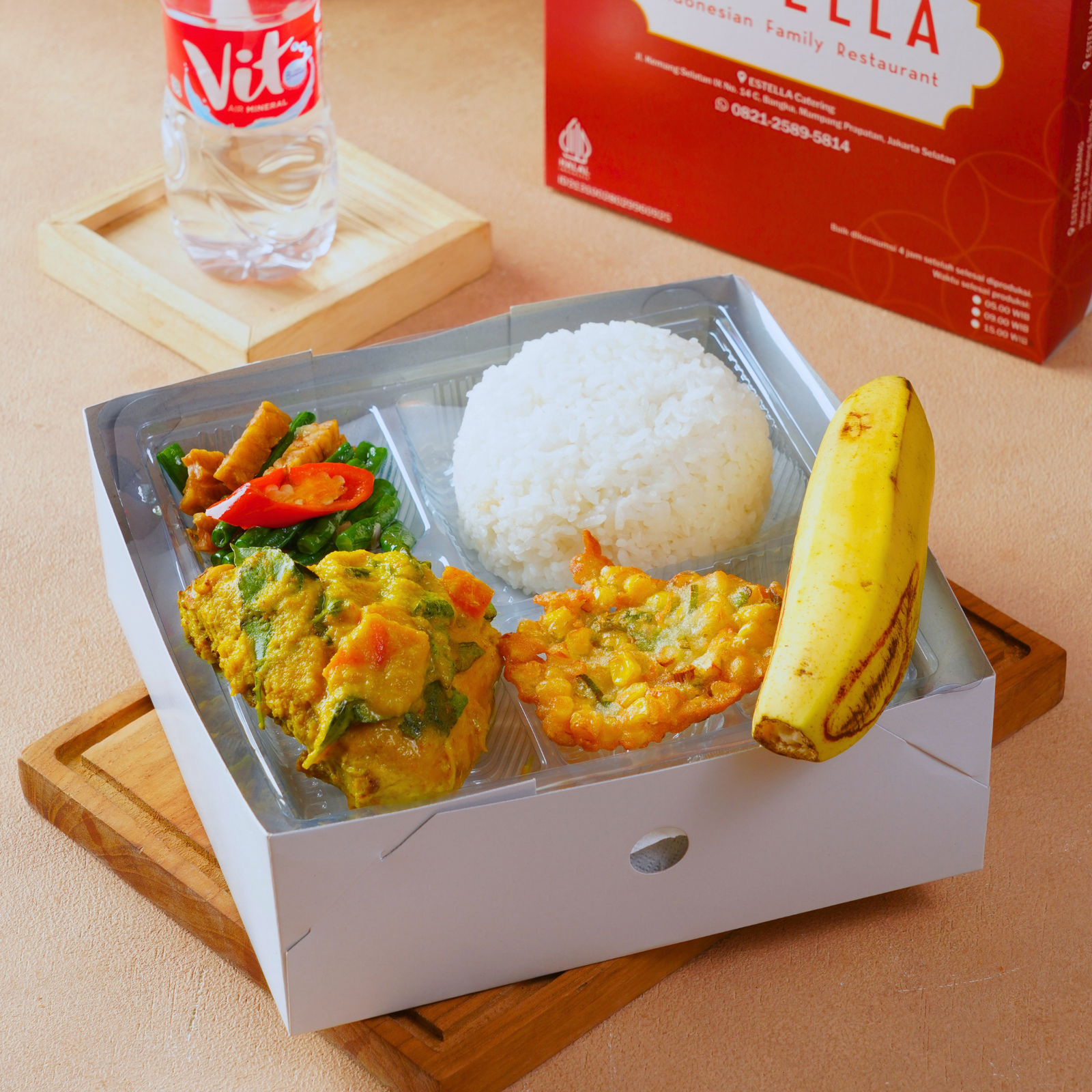 Nasi Box Reguler – Ayam Woku – Estella Catering